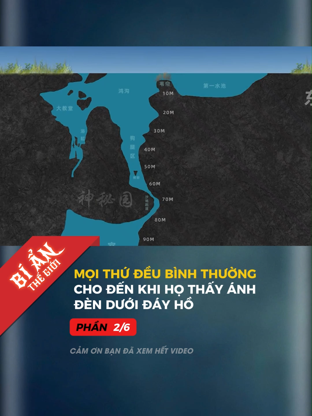 MỌI THỨ ĐỀU BÌNH THƯỜNG CHO ĐẾN KHI HỌ THẤY ÁNH ĐÈN DƯỚI ĐÁY HỒ (Phần 2/6) #tiktokawards #learnontiktok #kienthucthuvi