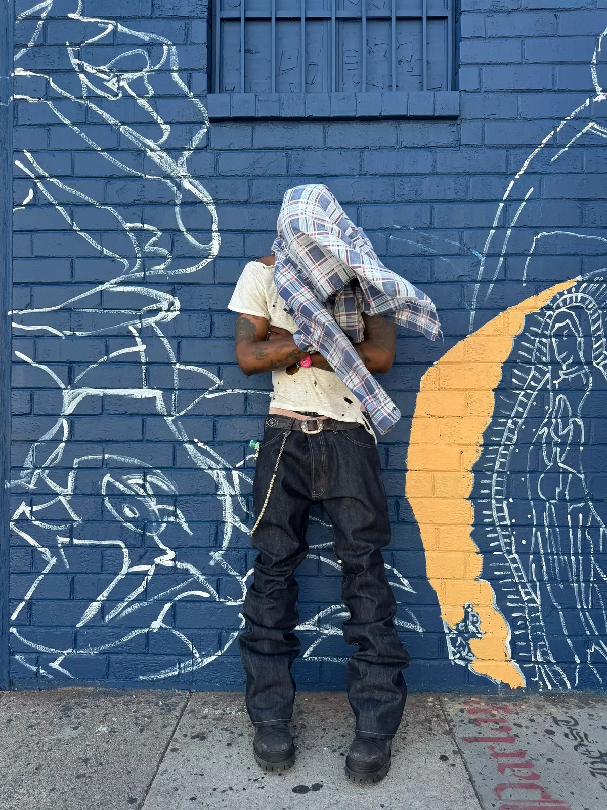 Small Batch Release - Made in Los Angeles  ITEMS: SLVDG DENIM FT. MOHAIR FLANNEL Japanese Selvedge - Natural Indigo Dye - 16.5oz Japan Fuji Seija - Mo Hair - Plaid - 7oz 