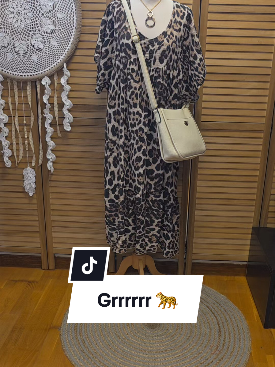 Disponible sur notre boutique en ligne (lien en bio) #leopard #tendanceleopard #motifleopard #robe #robeleopard #dresscodegap 