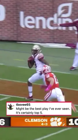 HE NEVER TOUCHED THE GROUND 🤯🔥 @ACC DIGITAL NETWORK #CollegeFootball #football #cfb #ncaafootball 