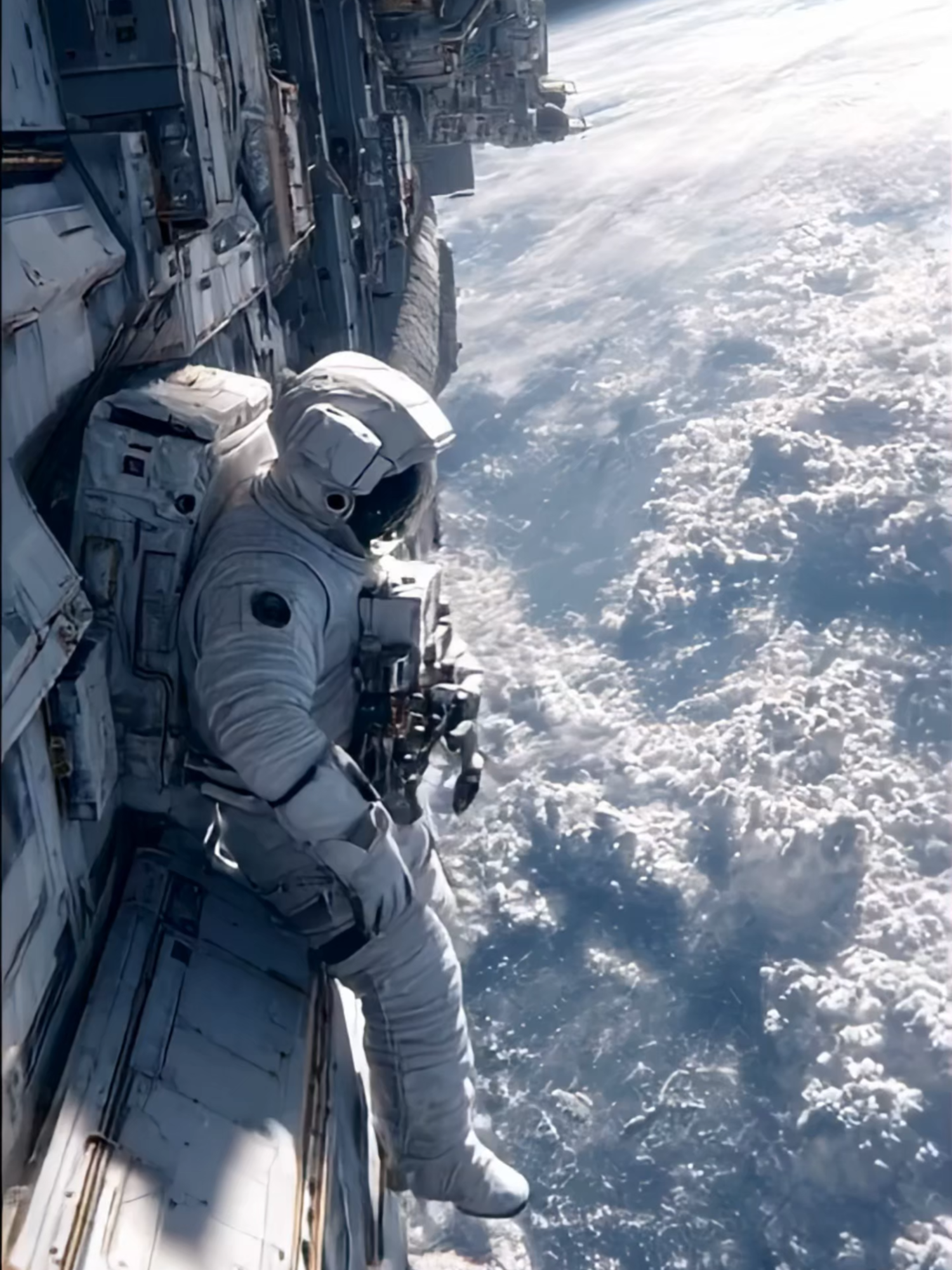 Spacestation in Orbit #scifi #space #spacex