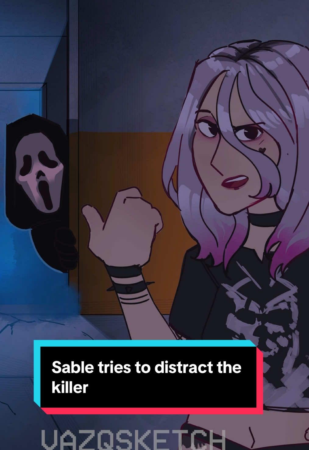POV: Sable tries to distract the Killer  • • • #deadbydaylightfyp #deadbydaylight #dbd #dbdtiktok #dbdanimation #gotosleep #animation #animationmeme #ghostface #sableward #fyp #fypシ #foryou #foryoupage #viral #viralvideo 