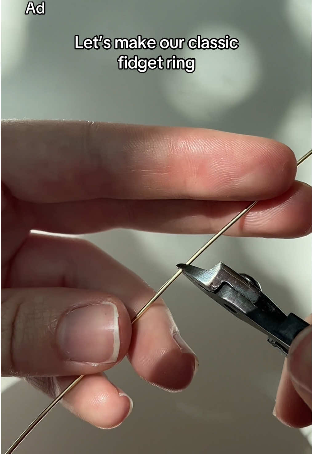 ad | we make this ring (our best seller for years) in gold fill, sterling silver, mixed metal, and solid 14k gold wire from @Rio Grande Jewelry Supplies  #handmadejewelry #fidgetring #stackingring #fidgetjewelry
