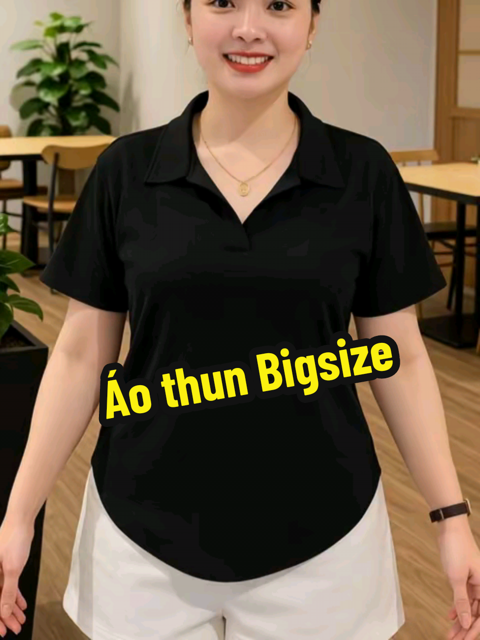 Áo thun polo dành riêng cho các nàng Bigsize #ao #aopolo #bigsize #aobigsize #bigsizenu #aothun #thoitrang4muahot
