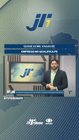 Quase 10 mil vagas de emprego no Qualifica PE. Veja na reportagem acima. #tvtribunape #jornaldatribuna1ªedição