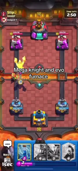 Evo mega knight and evo furnace #fyp #evofurnace #miner #viral 