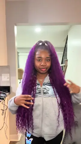 Fye @Hotlove Hair 😌  💜💜💜💜 #wiginstall #wig 