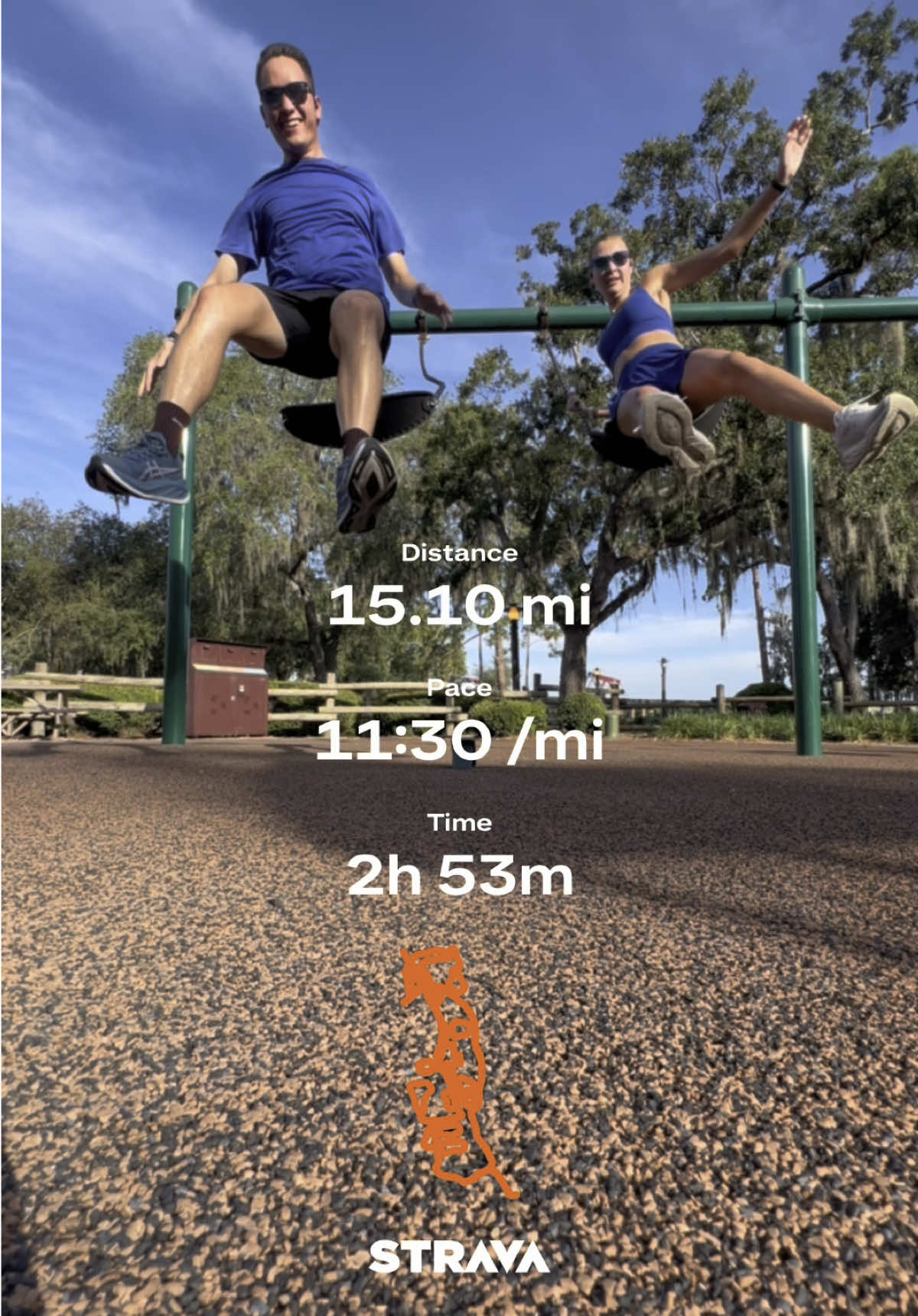 15 miles on a Monday 🤯 @AlexShoemaker @Strava  #runtok #Running #runnergirl #rundisney #floridarunner #marathontraining #disneysfortwilderness #stravatrend 