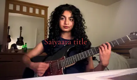 Saiyaara title track #saiyaara #saiyaaratitletrack #saiyaaratitlesong #guitar #cover #fyp #ahaanpanday #aneetpadda #movie #music #guitarcover #eletric #donner #eletricguitar #hindi #bollywood #creatorsearchinsights #foryou #indian #viral #rock #song #tanishkbagchi #faheemabdullah 