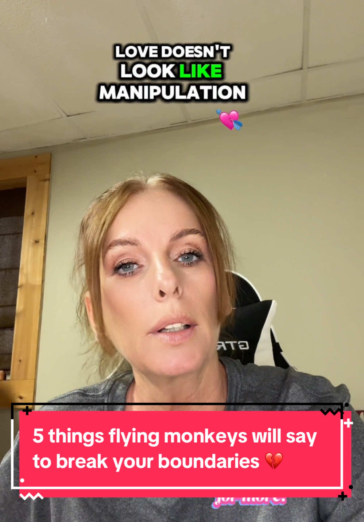 5 things flying monkeys will say to break your boundaries 💔 Don't let their ignorance become your burden. Biology doesn't equal love. #tentoesdeep #flyingmonkeys #boundaries #toxicfamily #nocontact #gaslighting #manipulation #validation #survivor #truthtelling #MentalHealthAwareness #cyclebreaker #selfprotection #familydrama #guilt
