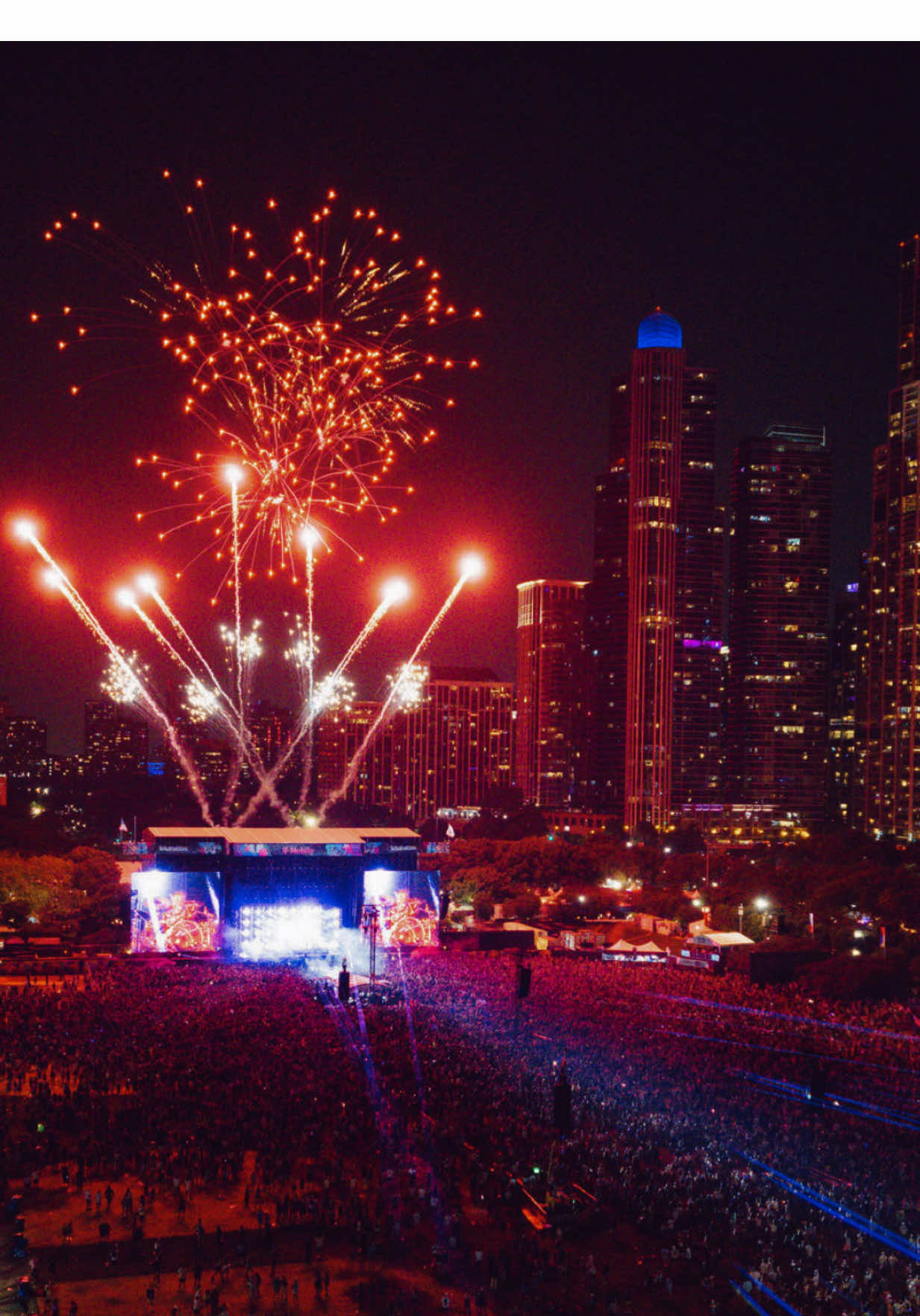 80,000+ showed up Saturday night. No words for that kind of energy ❤️‍🔥 Thank you. #rufusdusol #lollapalooza  @JAMES (RÜFÜS DU SOL) @RÜFÜS DU SOL @Lollapalooza USA 