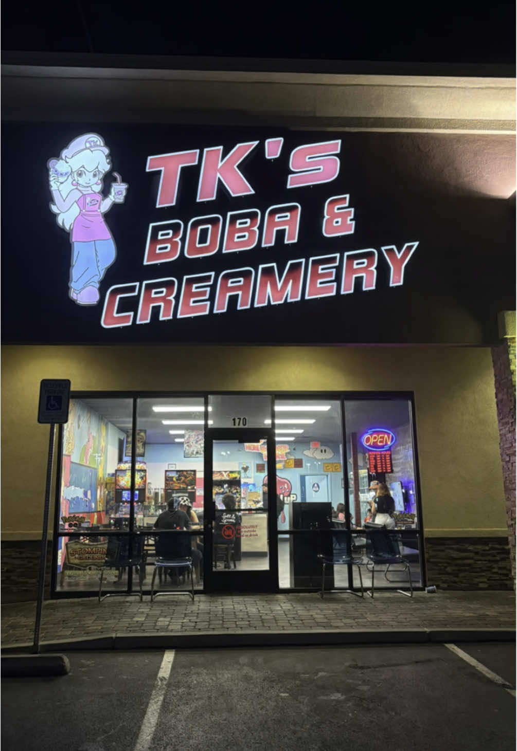 Lowkey Locations : Vegas Tk’s Boba & Creamery. A cute couple locations to enjoy  icecream, teas, slushes, and nostalgic videos games. 1st time trying rolled ice cream didn’t disappoint!! 👾🍦 #vegas #icecream #vegasfood 