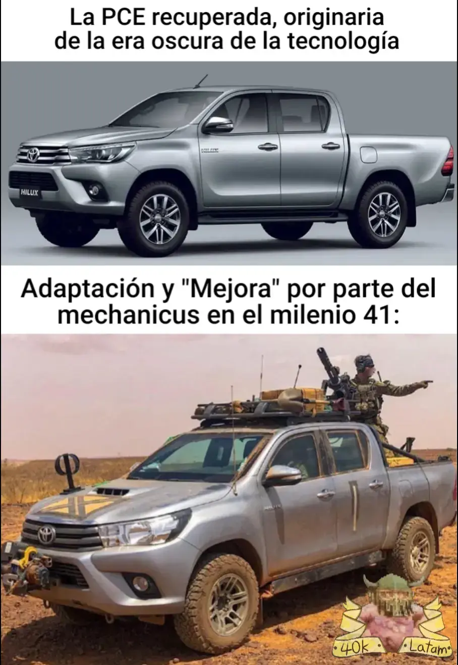 #warhammercommunity #fy #warhammer40k #warhammermeme #warhammer #toyota #hilux 