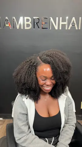 The key to a flawless curly install is getting bundles that are actually KINKY 😍 Kinky Coily hair provided & installed by me (16,18,20).  Want this look? Book my sewin package!  #dallashairstylist #dfwhairstylist #curlysewin #iambrenhair #kinkycurly #arlingtonhairstylist 