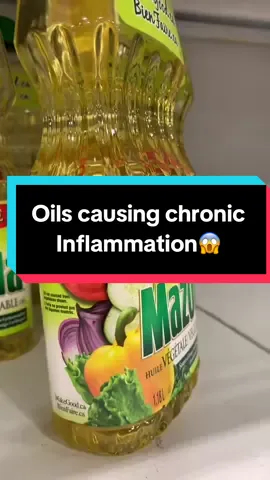Seed oils are high in omega-6 fatty acids, which can disrupt the balance with omega-3s and contribute to inflammation and chronic diseases.                                        The industrial processing of seed oils often involves harmful chemicals like hexane and results in nutrient loss and the formation of toxic compounds, including trans fats. #LearnOnTikTok #men #women #MetabolicHealth #oil #heartdisease #inflammation 