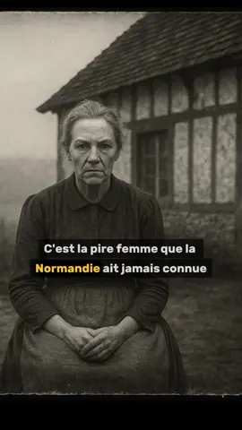 L’histoire oubliée des crimes de Jeanne Moulin lors du siècle dernier en normandie. #crimestories #histoirevrai #horreurtiktok 