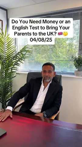 If you’re a British citizen wondering whether you need to meet financial or English test requirements to bring your parents to live with you in the UK, watch this! We break down the Home Office rules in plain English so you know exactly what’s needed before you apply. #ImmigrationAdvice #UKImmigration #BringParentsToUK #BritishCitizens #ImmigrationHelp #VisaAdvice #UKVisa #HomeOffice #UKLaw #ImmigrationLawyer #BritishPassport #ParentsVisaUK #ImmigrationTips