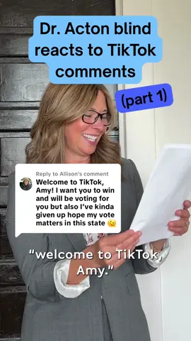Replying to @Allison this is a movement of the people. Not the powerful. Thanks for your comment, Allison! #actonforgovernor #ohiocheck #amyacton2026 #vivekramaswamy #amyacton 