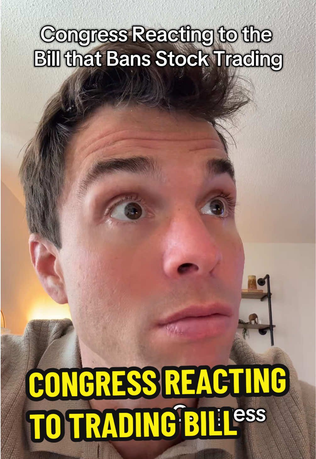 POV Congress trying to defend why they should be able to buy and sell stocks #congress #senate #bill #politicians 