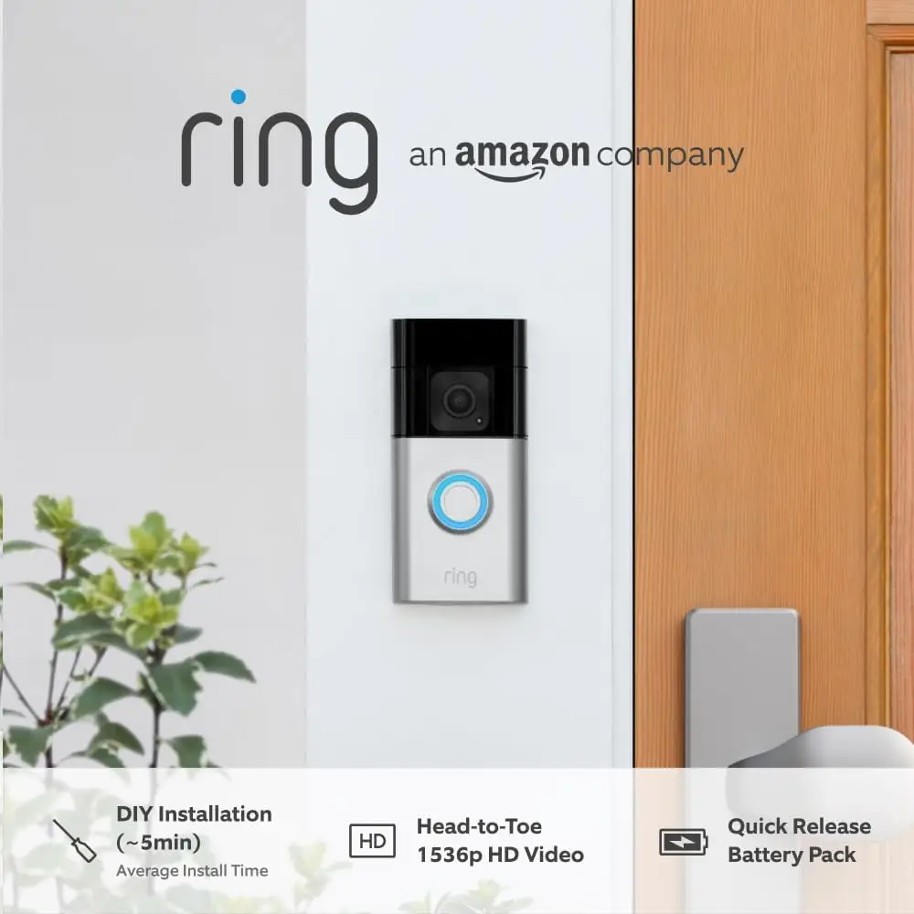 ALL-IN-ONE SMART HOME BUNDLE: includes the Echo Show 8 with HD Display and Ring Battery Video Doorbell (2024 Release), giving you everything you need to create a smarter, more connected home so you can stay connected to who and what matters to you. BETTER INSIDE AND OUT: entertainment is more immersive with spatial audio and an 8