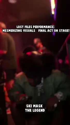 lost files performance mesmerizing visuals final act on stage  #lost #skimask #flow #fyp #rage #foryou #crowd #live