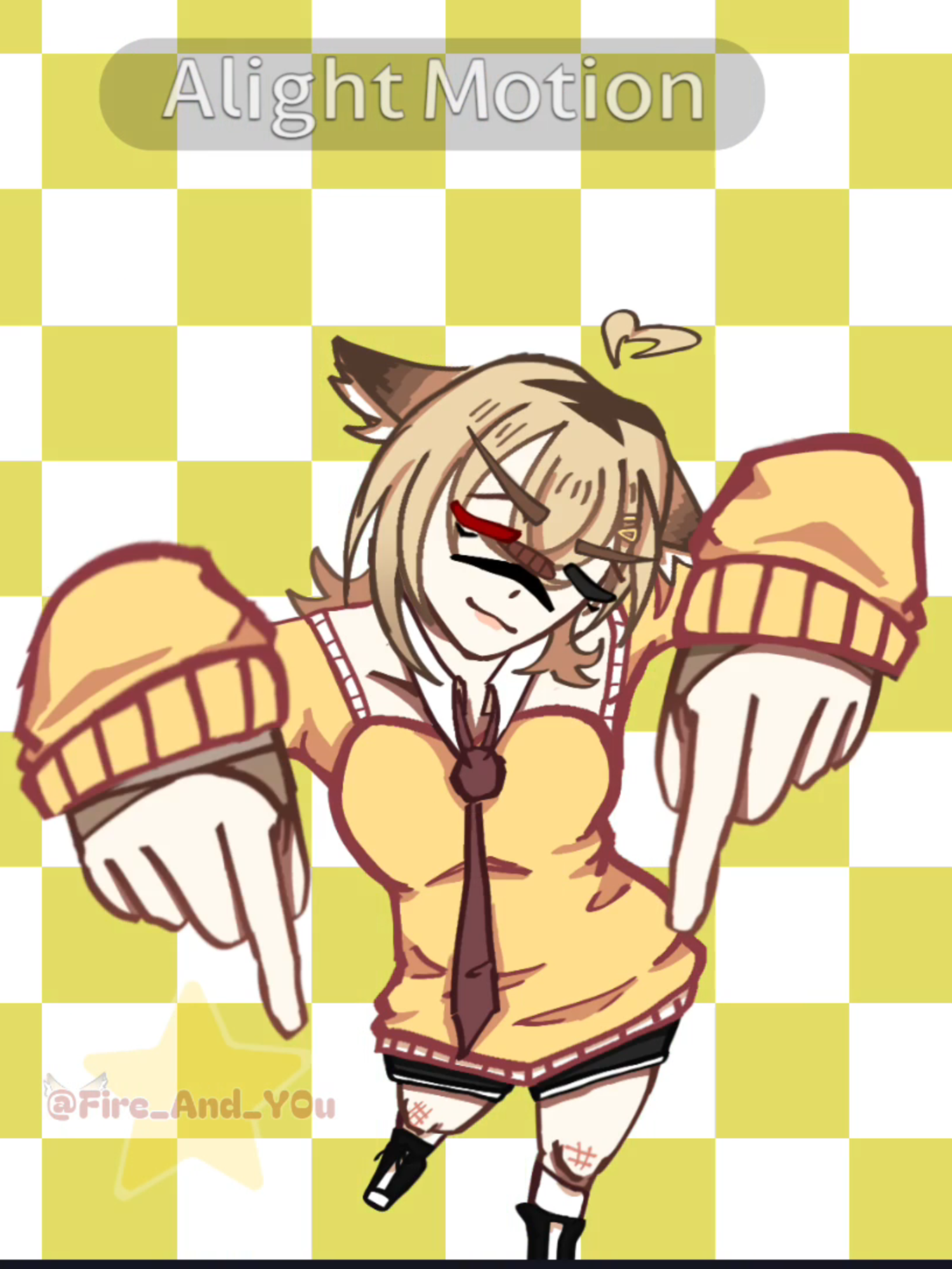 [#Fire._18 ] — idk the trend name ✋ || #gachatrend & #arttrend || #animation #meme #fyppp #alightmotion_edit #?gachatoker💛même #vintage #viral #drawings #tweening #originalcharacter #dancetrend