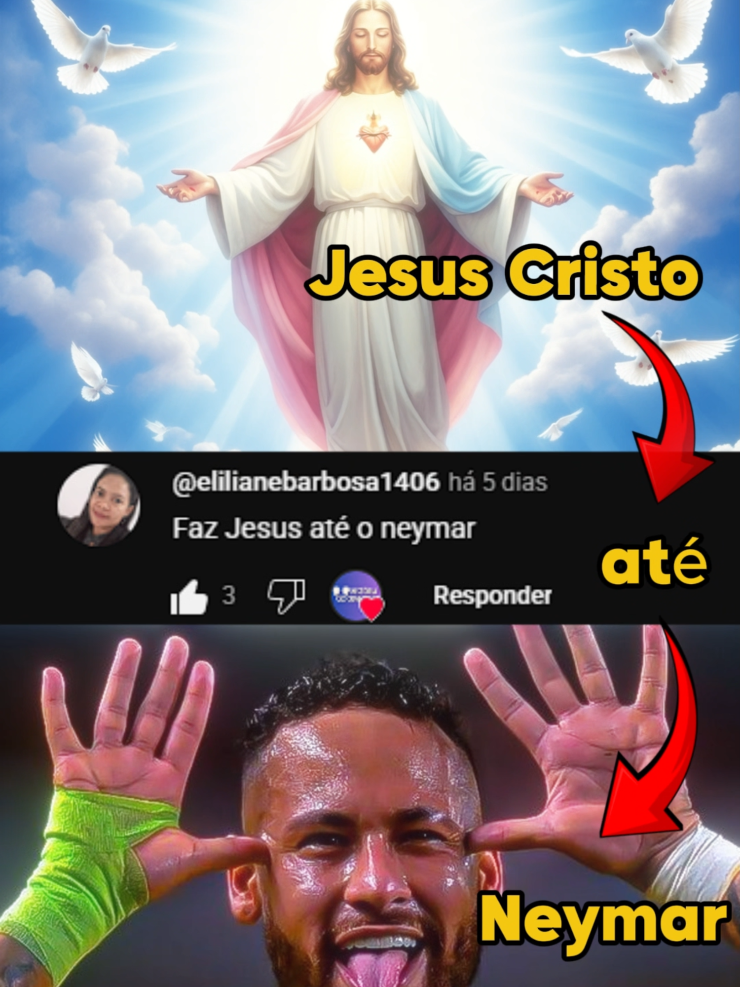 De Jesus Até Neymar #história #neymar #viral #foryoupage