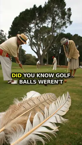 Golf balls have changed dramatically over centuries, from expensive handmade leather pouches stuffed with goose feathers to today's high-tech multi-layer designs. Modern ball technology allows players to hit 30% farther than they could just 25 years ago. #golfhistory #featheries #ai