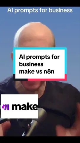 We compare Make versus N8N in a discussion around AI prompts for business and the best tools to use #aiforbusiness #ai #aiagents #aiagent #make #n8n #aiautomation #automation #aitechnology #llm #creatorsearchinsights 