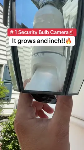 Light bulb camera #homesecurity #wyzebulbcam #camerasecurity #musthaveproducts #tiktokshopbacktoschoolsale #homesecuritytips #prepper 