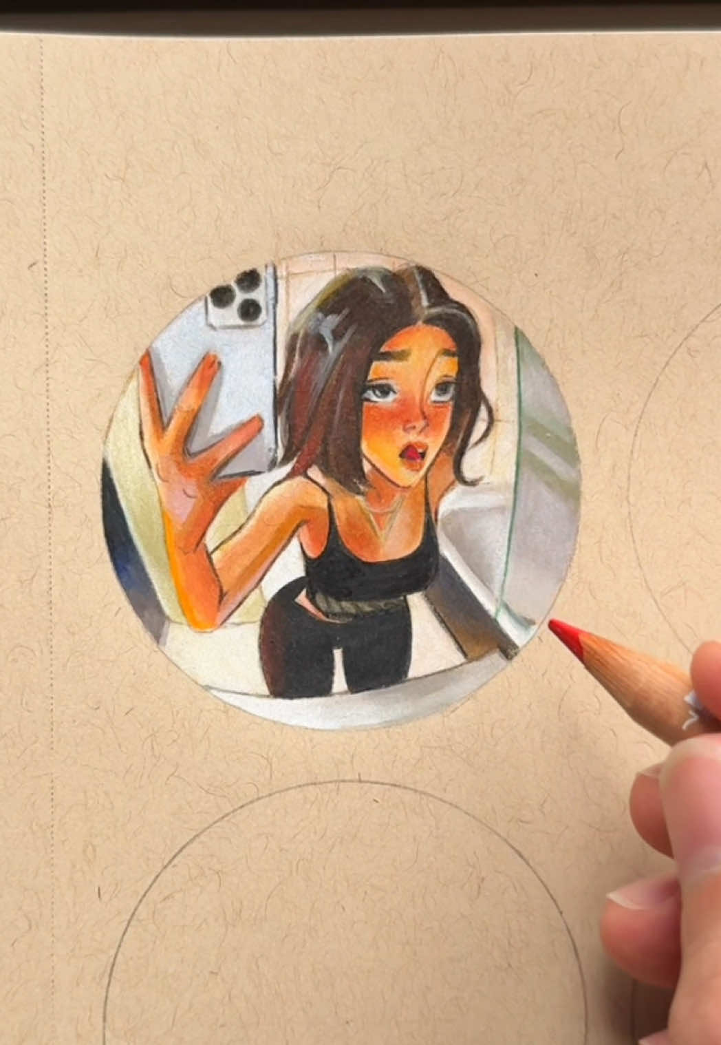 Replying to @Lori who’s drawn next?😳 #art #drawing #foryou #profilepicture #tiktokart 