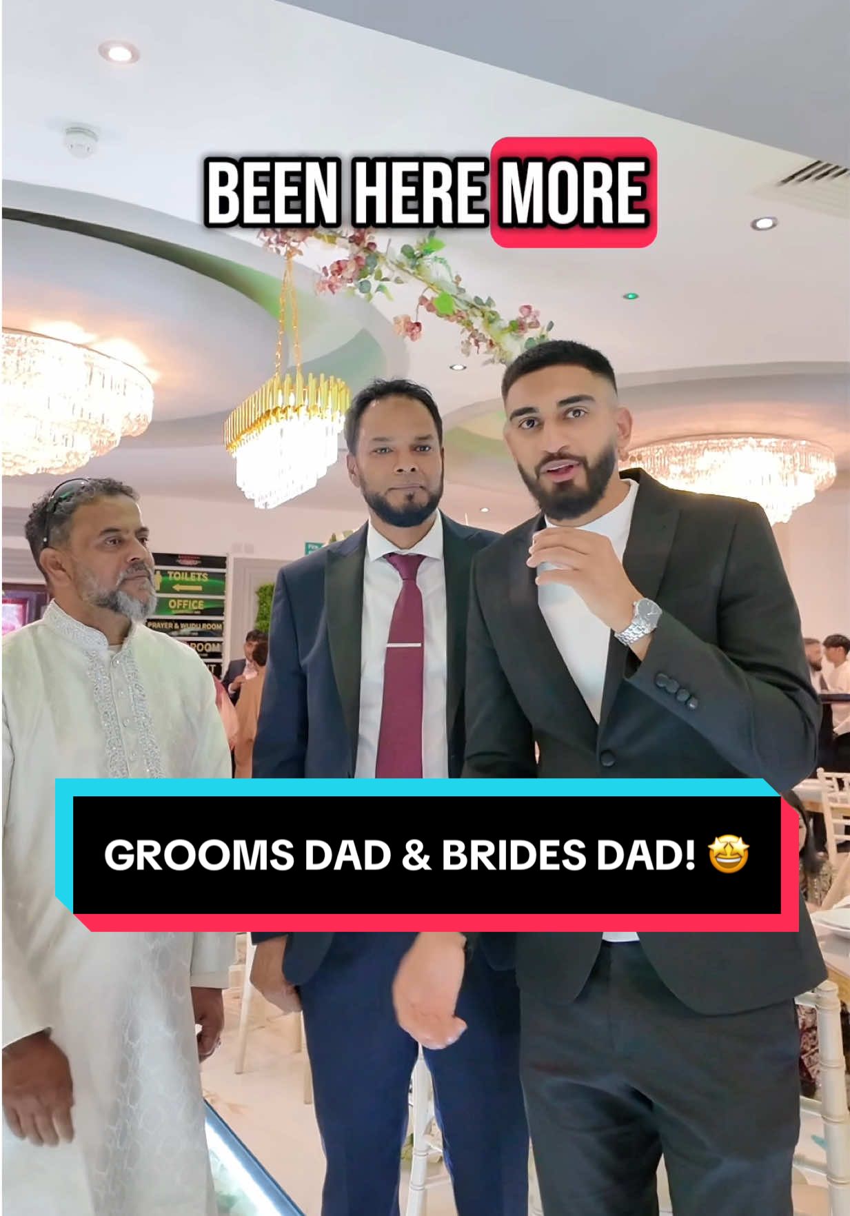 Bengoli wedding! Grooms dad and brides dad 🤩❤️ #weddings #groom #bride #fyp 