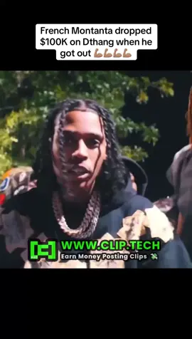 French Montana drops 100k on Dthang #1million #fyp #frenchmontana #fyp 
