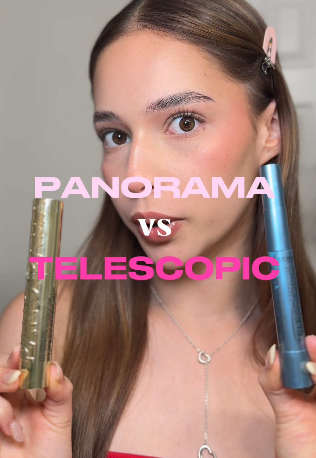 ¿Cuál es la mejor pestañina, Panorama o Telescopic? ¿Con cuál te quedas?💘✨  #pestañinas #mascarareview #mascaradepestañas #makeup #pestañaslargas #telescopicmascara #panorama 