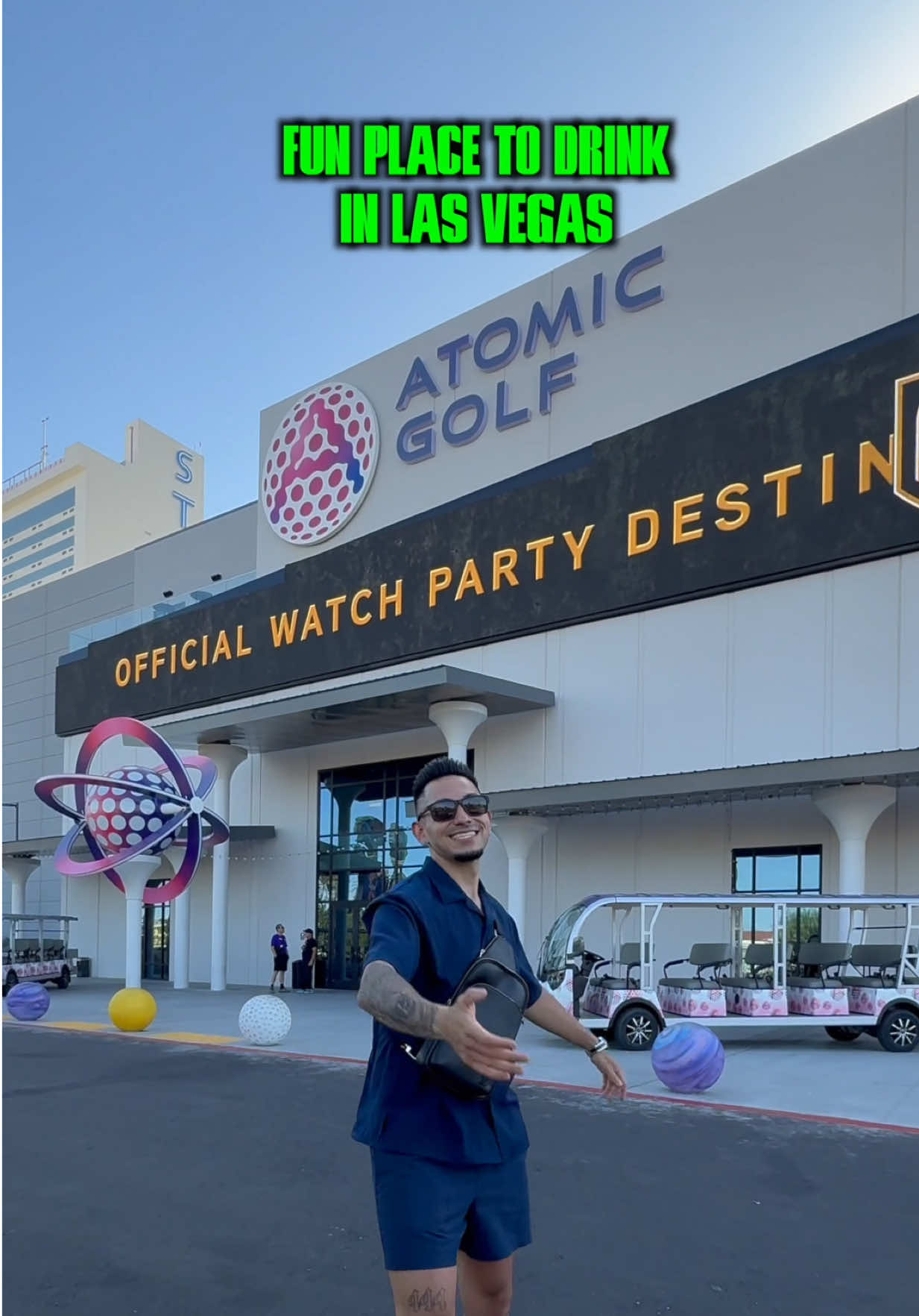 Fun Place To Drink in Las Vegas #AtomicGolfPartner  #Vegas #LasVegas  📍 @Atomic Golf 