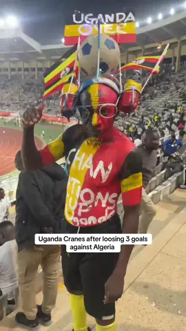 Uganda Cranes after loosing 3 goals against Algeria #chan #ugandavsalgeria #bricepromotionz 