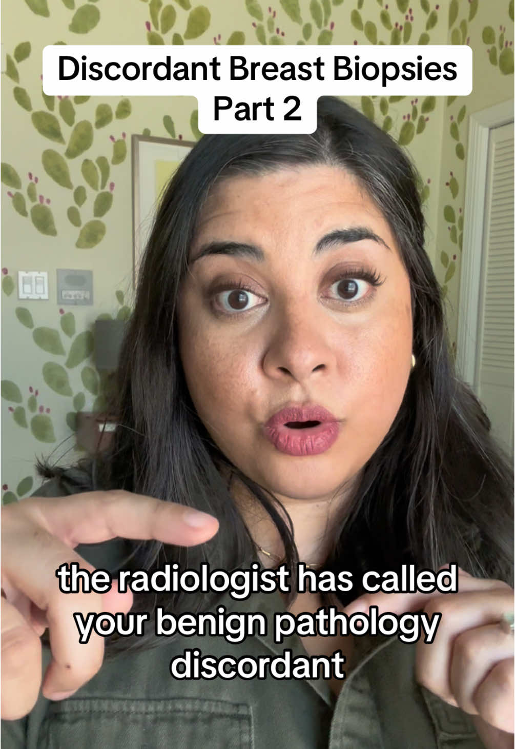 Discordant Breast Biopsies: Part 2. So what happens when you’ve been told you’re breast biopsy is benign and discordant? You need to go see a surgeon for an excisional (surgical) biopsy. #mammogram #biopsy #surgeon 