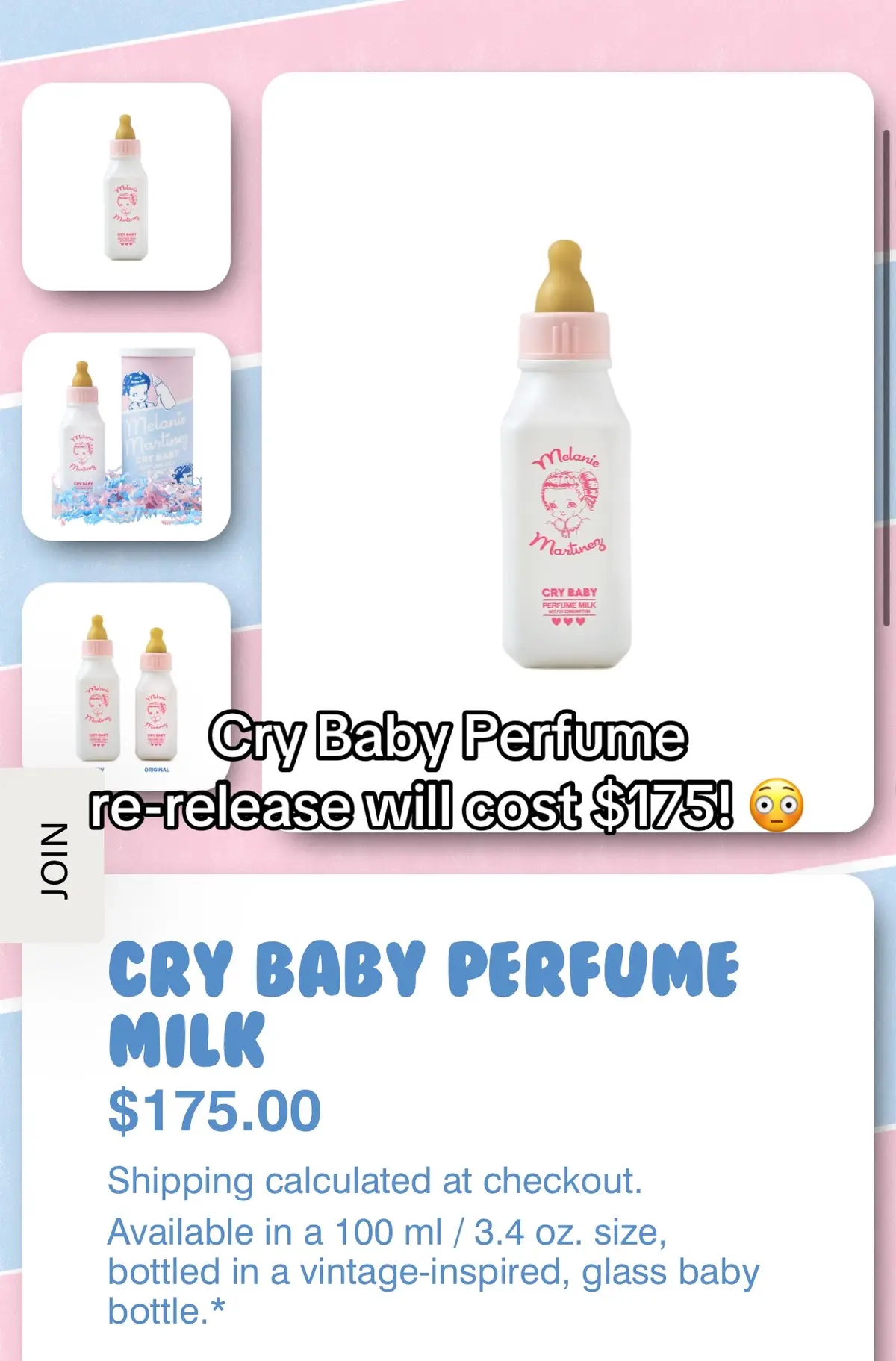 I’ve never smelled it, is it even worth it?! #melaniemartinez #crybaby #perfume #perfumetok #perfumetiktok #fyp