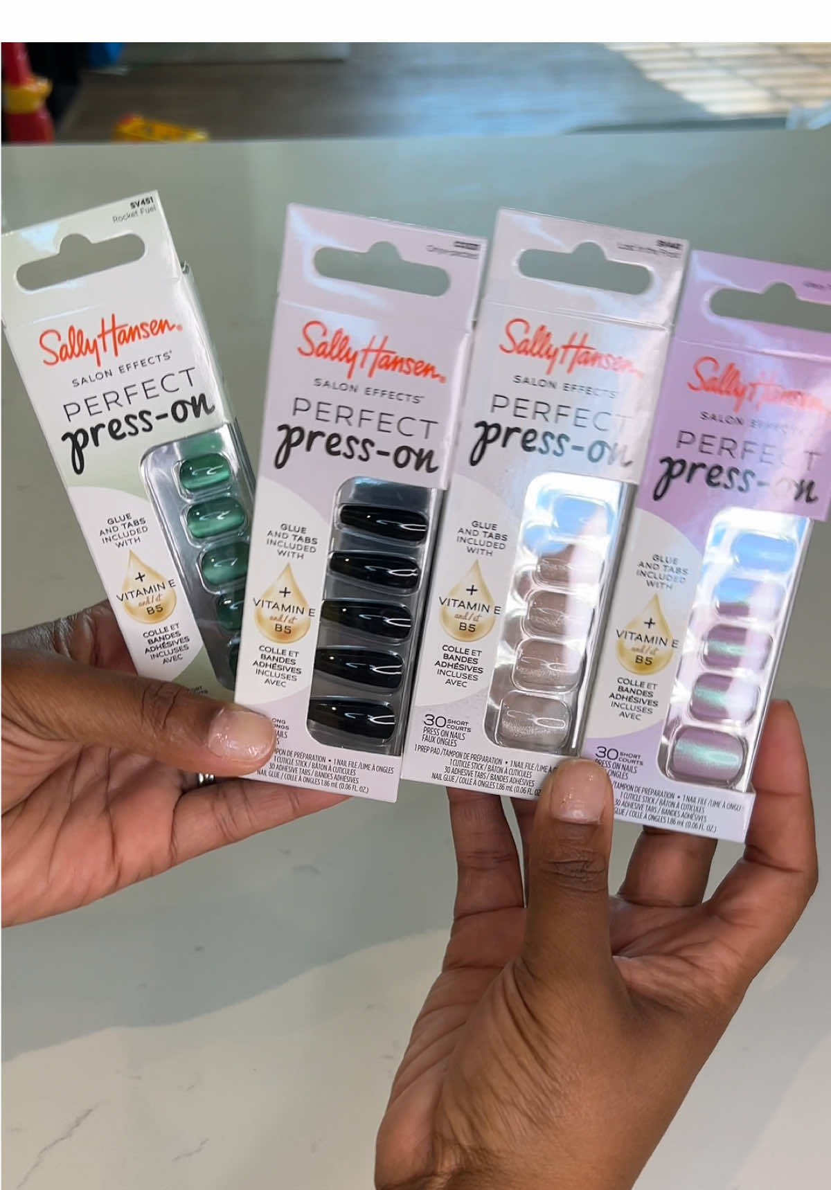 Thank you @Sally Hansen for sending me 4 sets of press-on nails💕 My daughter loves them lol💅😍 #sallyhansen #nailinspo #pressonnails #gifted #fyp 