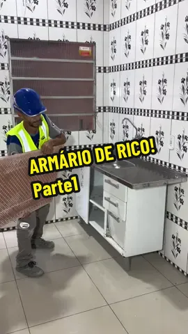 Armário de rico! Parte 1 #pedreiro #reforma #construcao #obras #fyp 