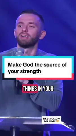 Make God the source of your strength Pastor Vladimir Savchuk  #foryoupage 