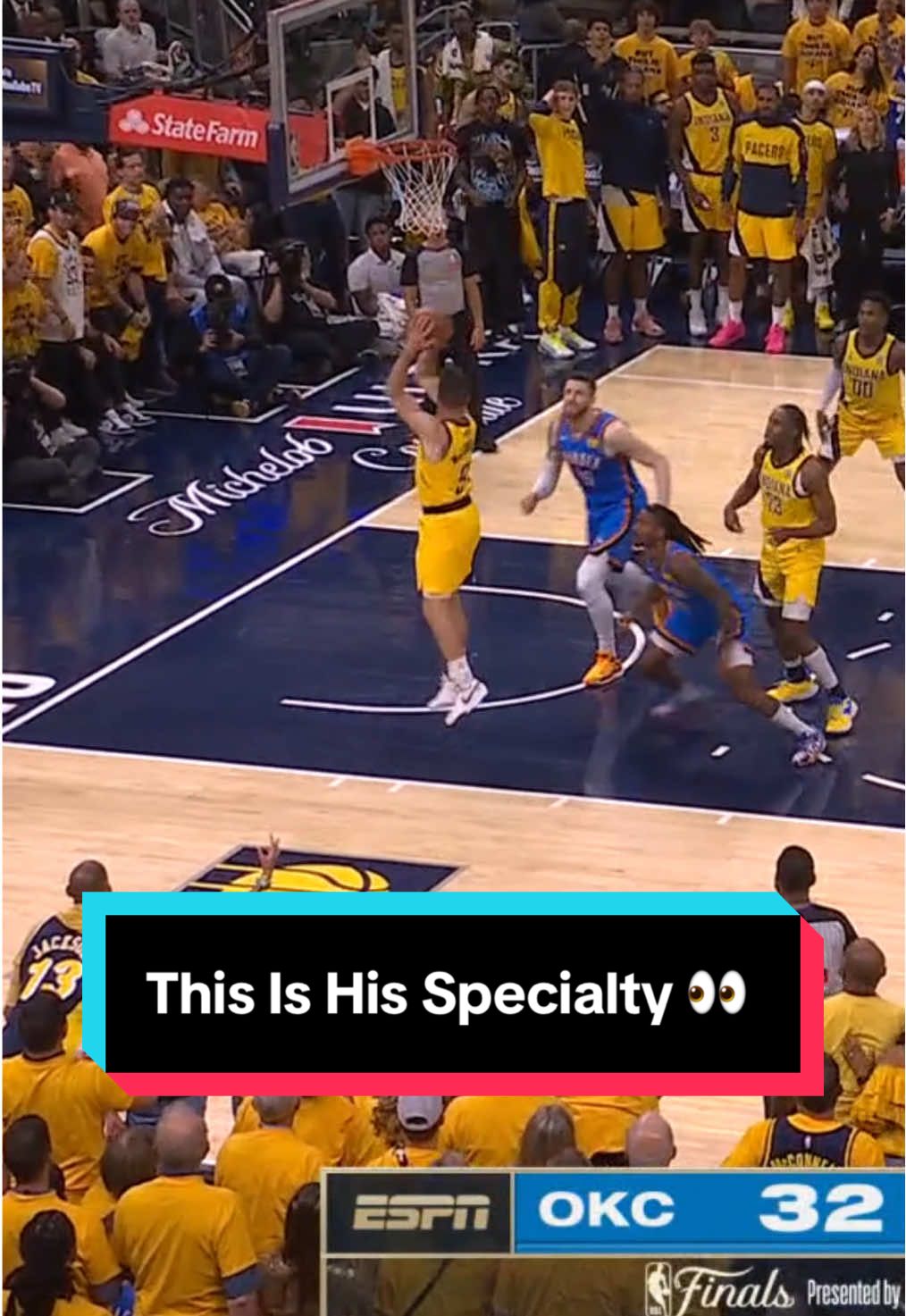 It’s T.J’s specialty ✨ #NBA #Basketball #Pacers #IndianaPacers #tjmcconnell 