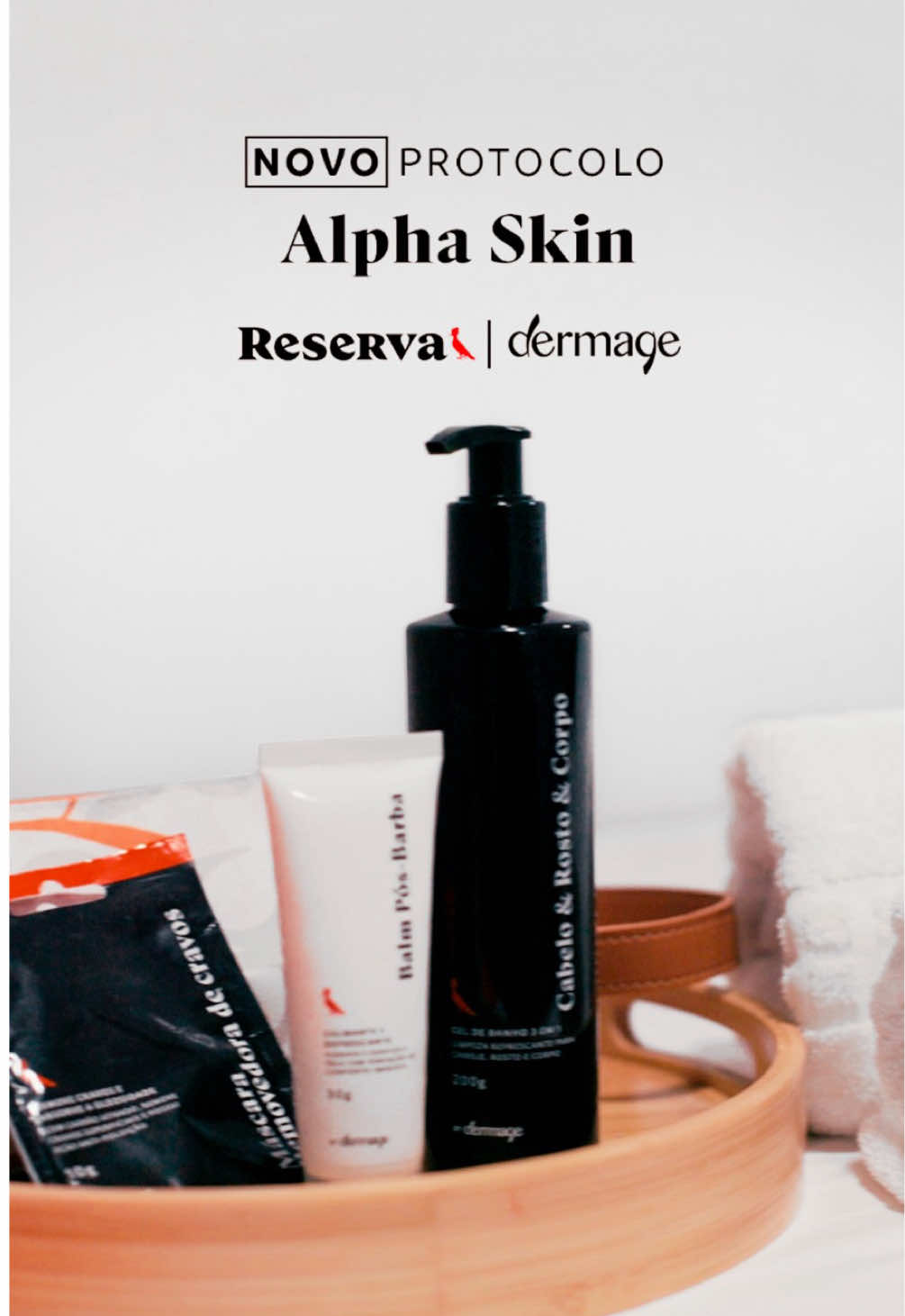 Skin room também pensada para Eles. Novo protocolo no ar: Alpha Skin ❤️ Agende seu horário na loja Dermage mais próxima de você! 