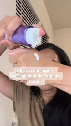 Glow in one night ? Dermafirm Niacinamide Toning Serum @DERMAFIRM_OFFICIAL @Dermafirm Global  It helps reduce dark spots, refine pores and restore your natural glow.  Lightweight, fast absorbing, your daily boost of confidence in a bottle. Dermafirm where science meets beauty.  #skincare #kbeeauty #nicamide #serum #dermafirm 