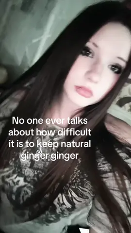Dark brown hair would bring out the full potential I crave but it’s just not that easy to go back to ginger if I ever wanted :( #ginger #hair #08  
