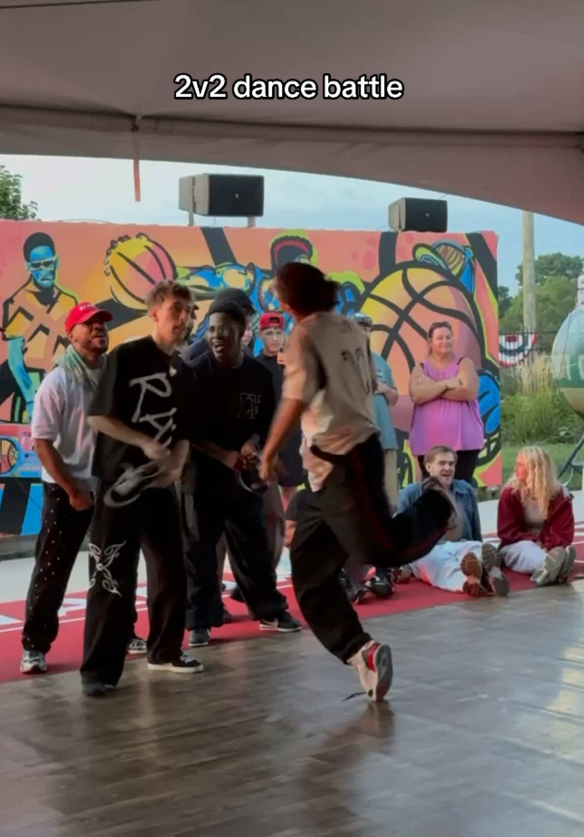 Dance battle at the state fair in Indianapolis 🔥 #indianapolis #dancebattle #freestyle #dance #bdomontanez 