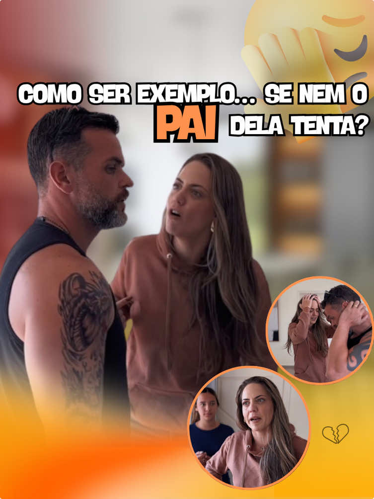Nós precisamos educar nossa filha pra que ela seja uma pessoa descente ... Mas meu marido vem agindo igual um adolescente e não da um bom exemplo 🤨😒