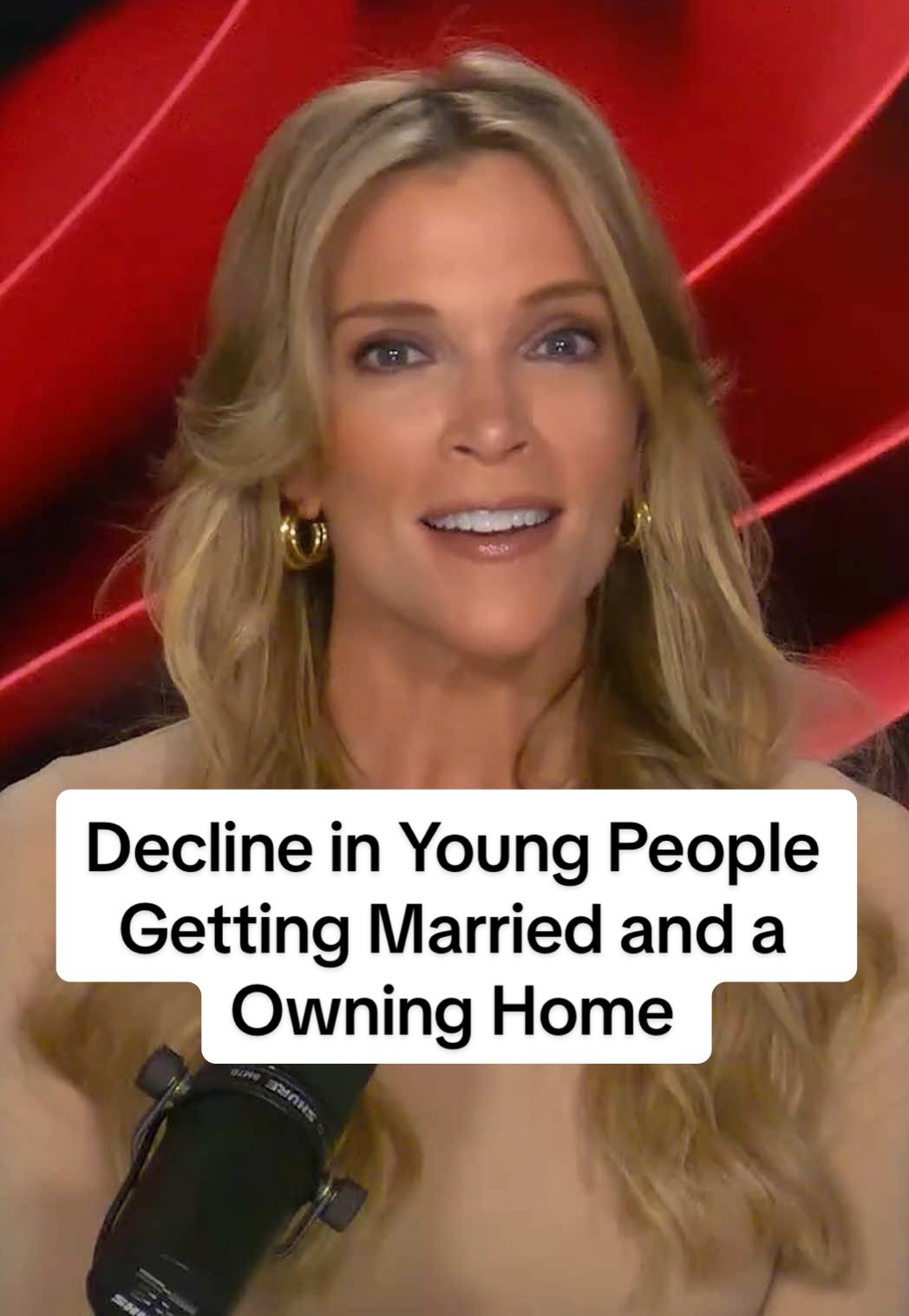 #MegynKelly on shocking chart showing massive decline in young people getting married and owning a home.  #megynkellyshow 
