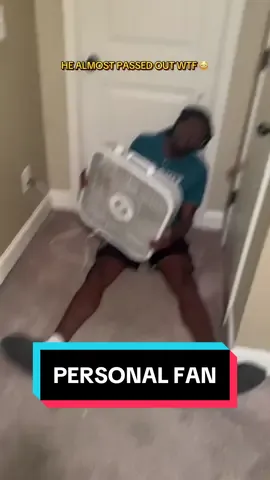 Working out in the heat ain’t no joke  #personalfan #neckfan #neckfan 