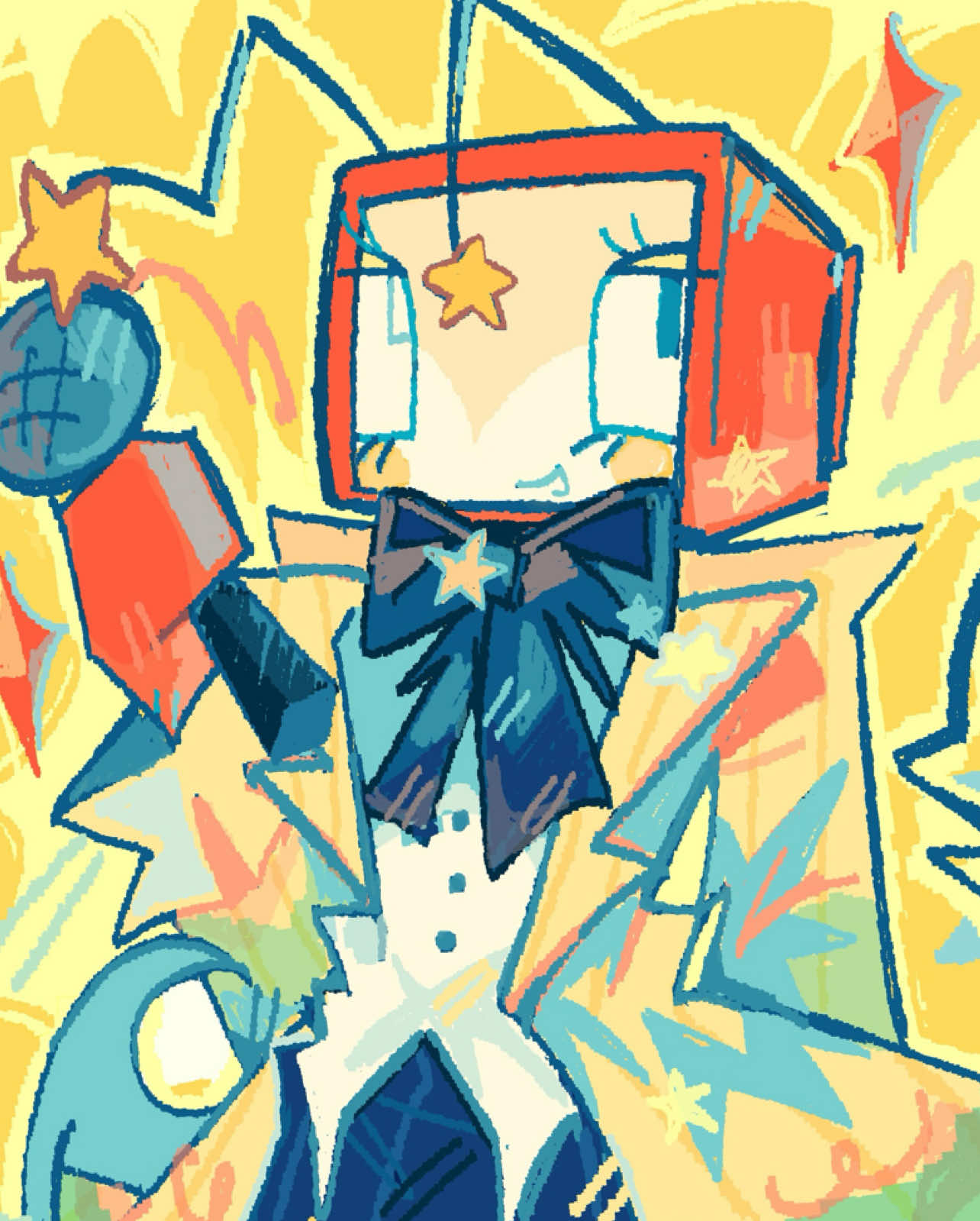 Replying to @𓂃⟡ ݁ ꒰ chip ꒱ ⸝⸝  .ᐟ . here u go:3  #dandysworldvee #dandysworld #dandysworldart #vee #speedpaint